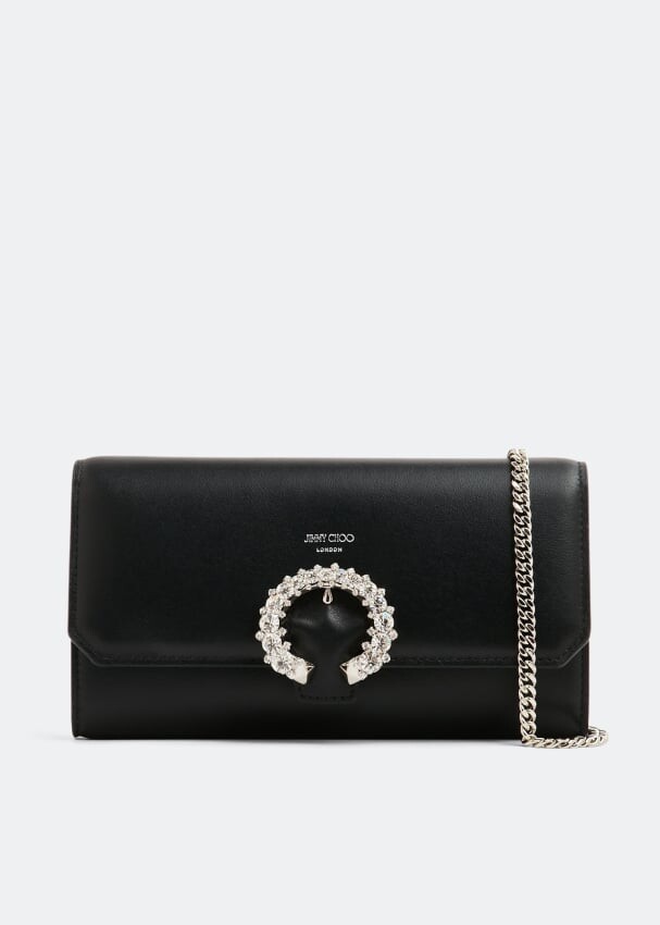 

Кошелек JIMMY CHOO Chain wallet, черный