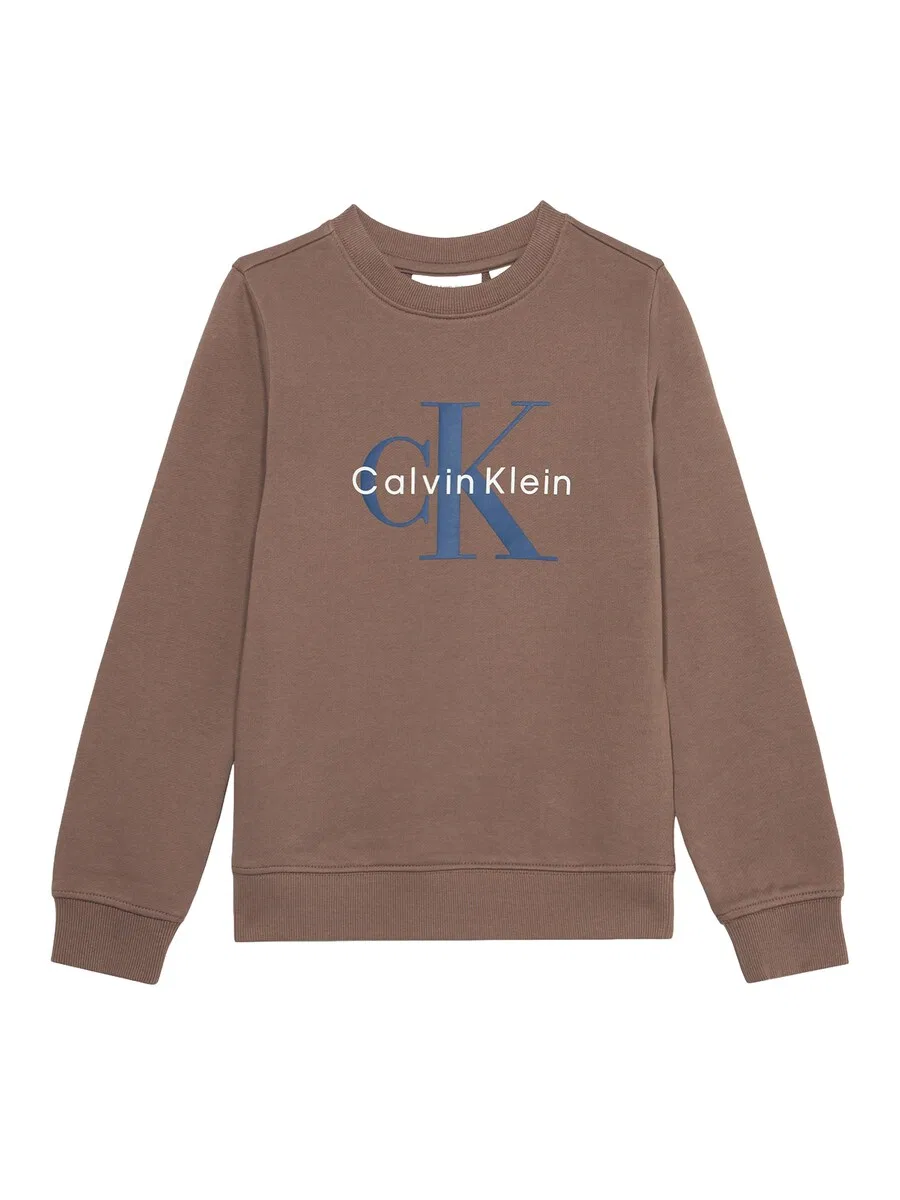 Толстовка Calvin Klein Jeans коричневого цвета