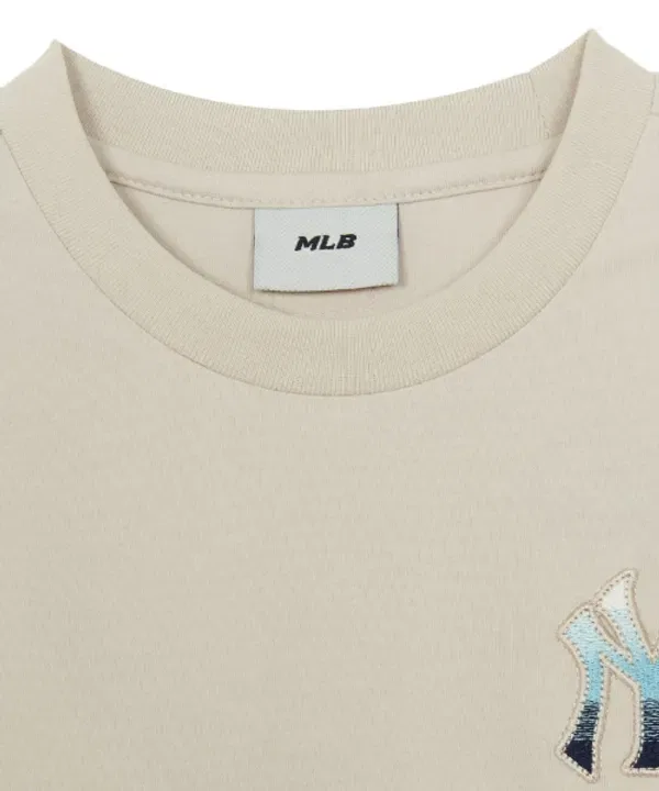 Футболка с монограммой, SPORTIVE MONOGRAM, Mlb Kids, кремовый — фото 3