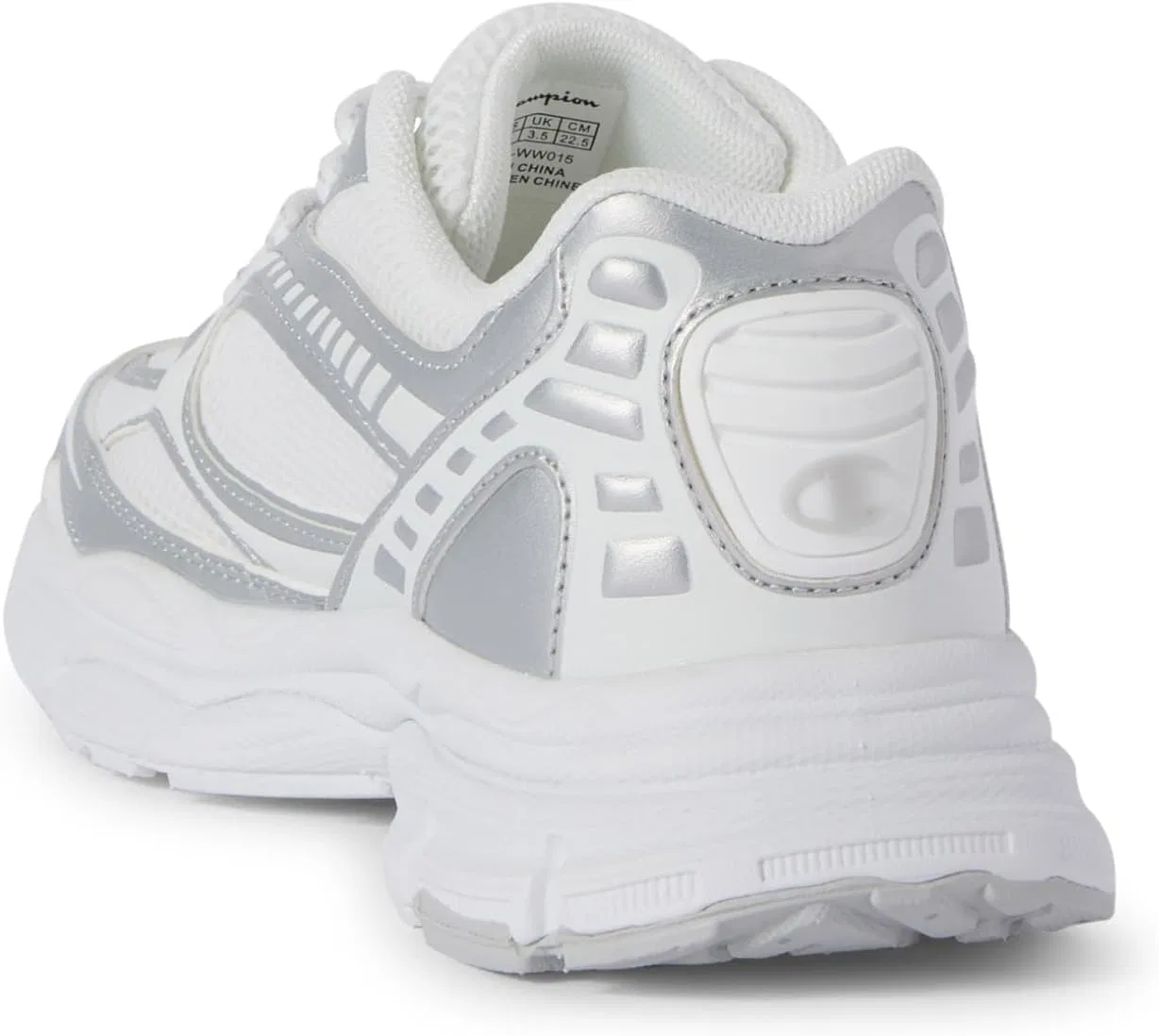 Детские кроссовки для мальчиков с низким вырезом Champion, White And Light Grey — фото 3