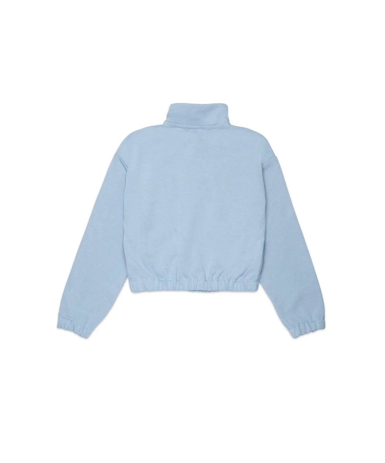 Детский свитшот с длинным рукавом молнией, с принтом DIESEL, Light Blue — фото 2