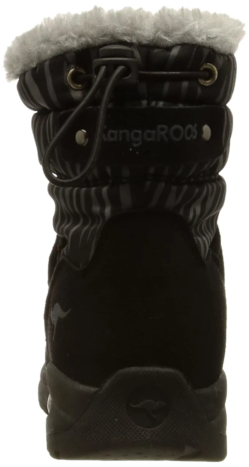 Детские ботинки для девочек без каблука Kp-marty Rtx KangaROOS, Jet Black Zebra — фото 3