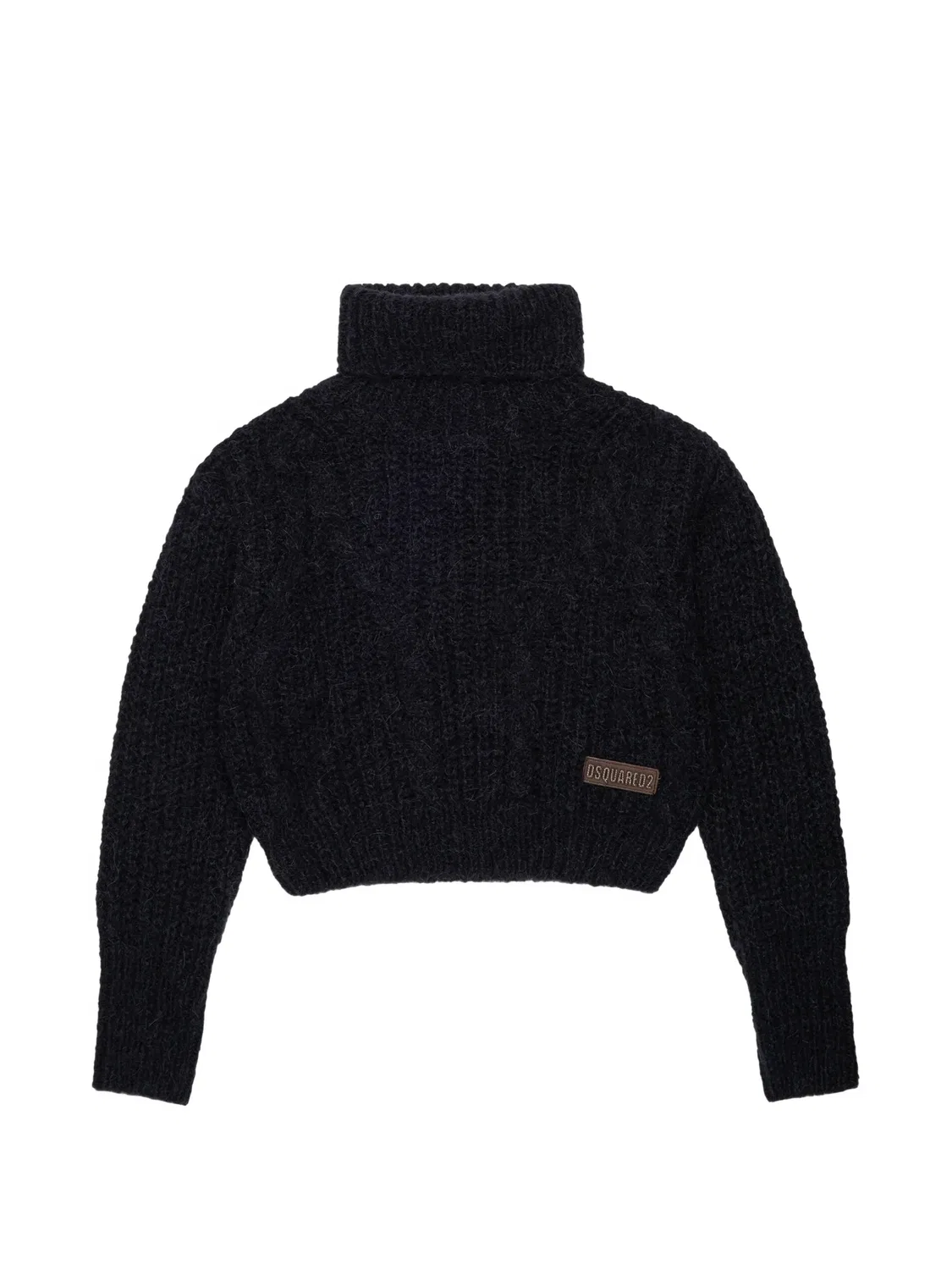 Свитер с нашивкой-логотипом Dsquared2 Kids, черный