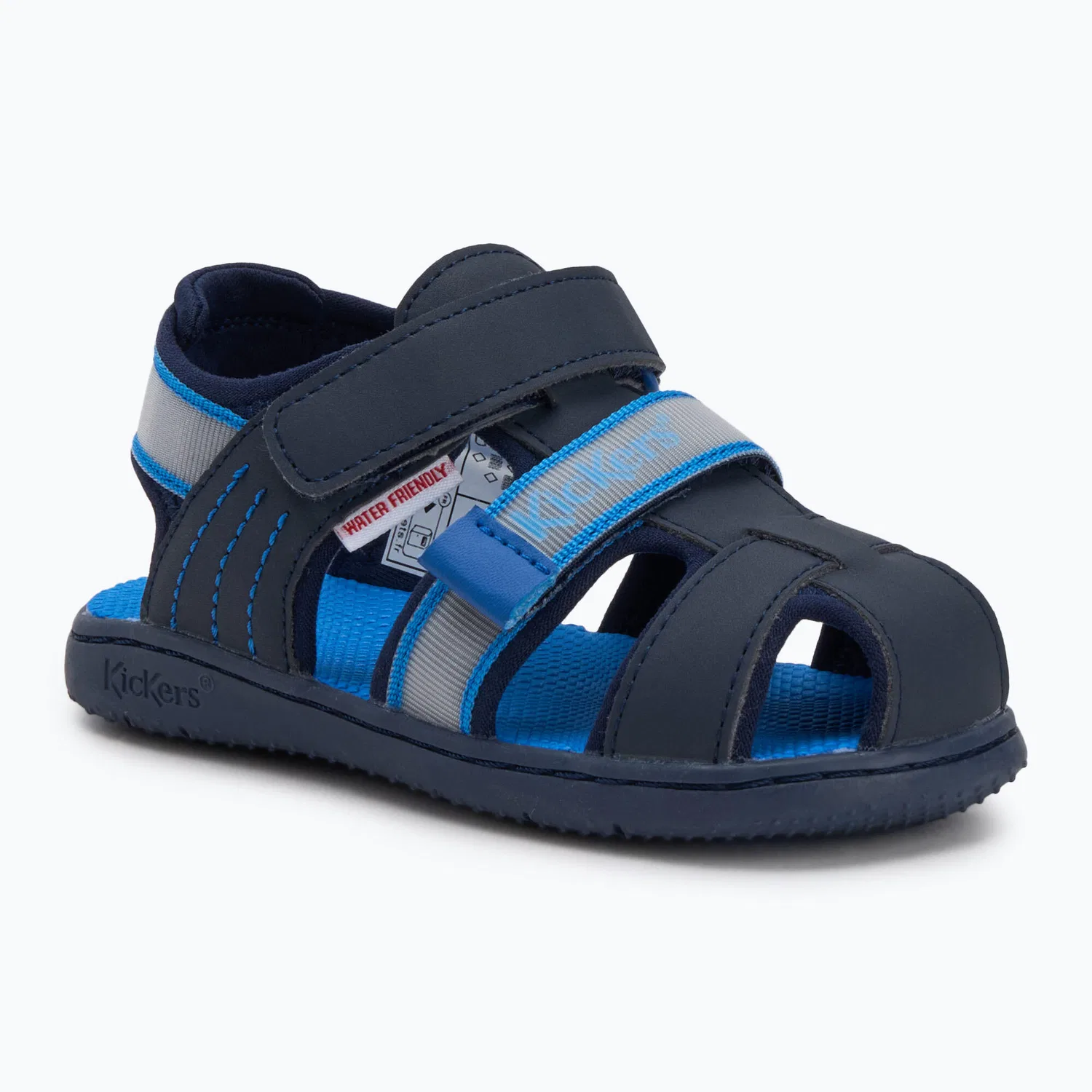 Детские сандалии с липучкой Kickers Kickbeachou, Dunkelblau