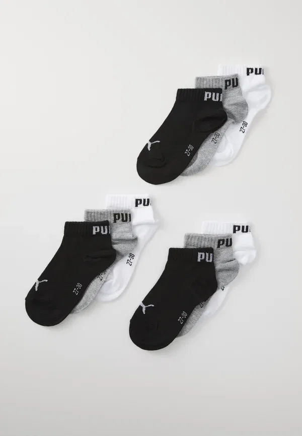 Носки 9 пар хлопковые Puma, белый/черный/серый