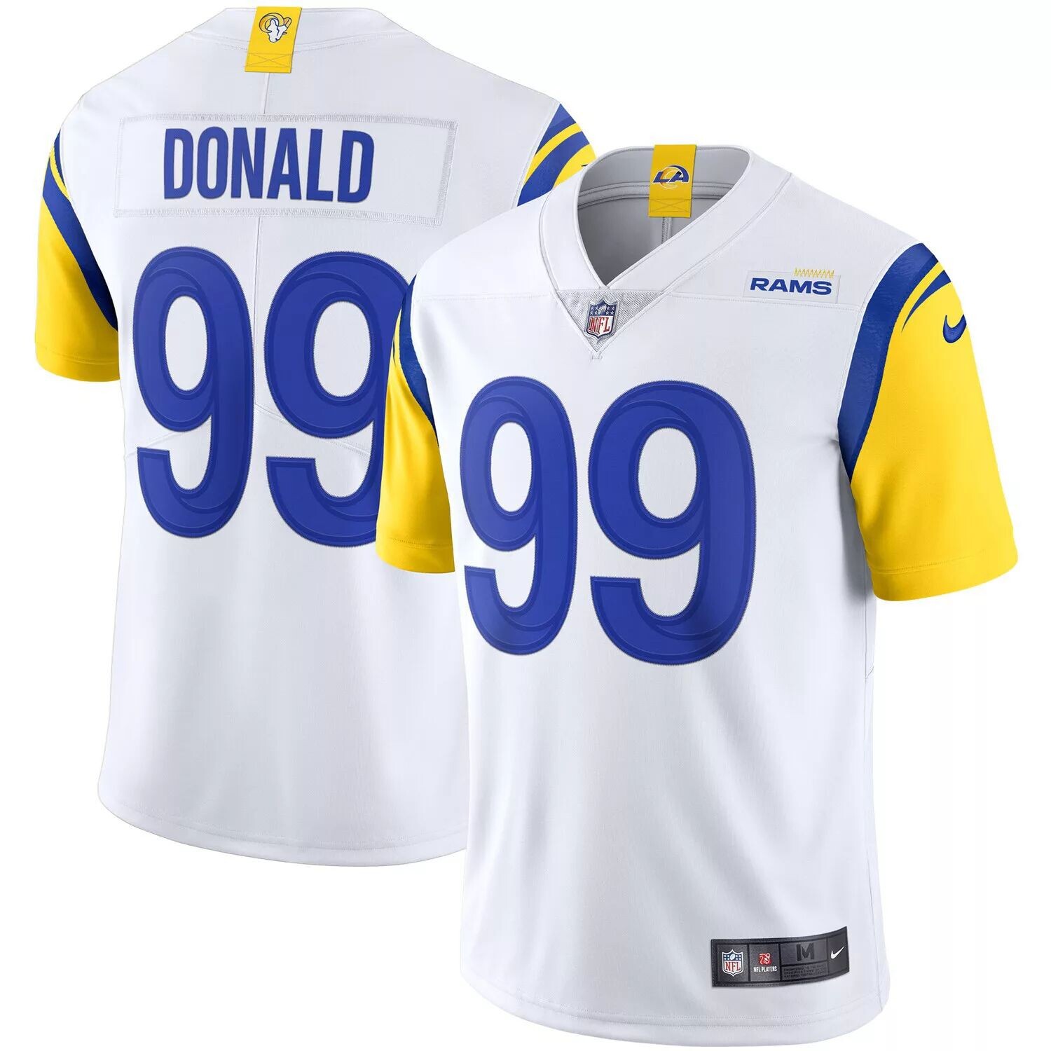 

Мужское белое джерси Aaron Donald Los Angeles Rams Alternate Vapor Limited Nike, Белый, Мужское белое джерси Aaron Donald Los Angeles Rams Alternate Vapor Limited Nike