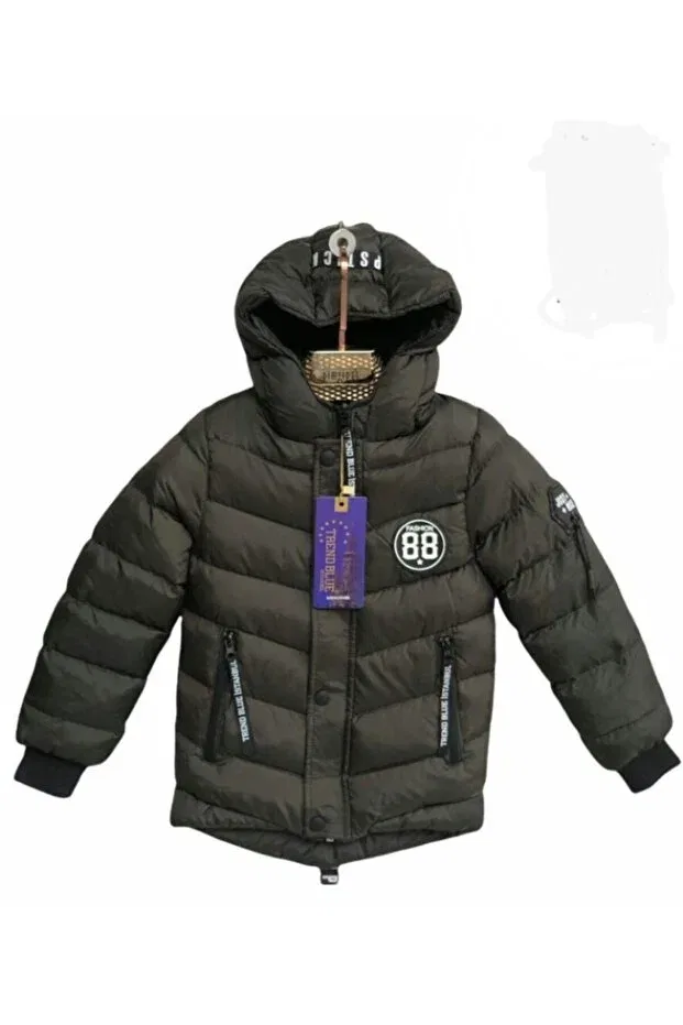Детское пальто для девочек хлопковое Trend Blue Istanbul, Khaki Green