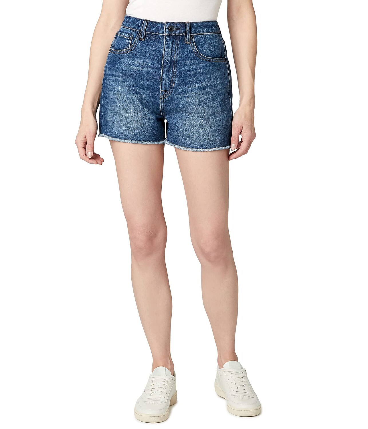 

Шорты Buffalo David Bitton, Joanna Super High-Rise Shorts in Contasted Blue