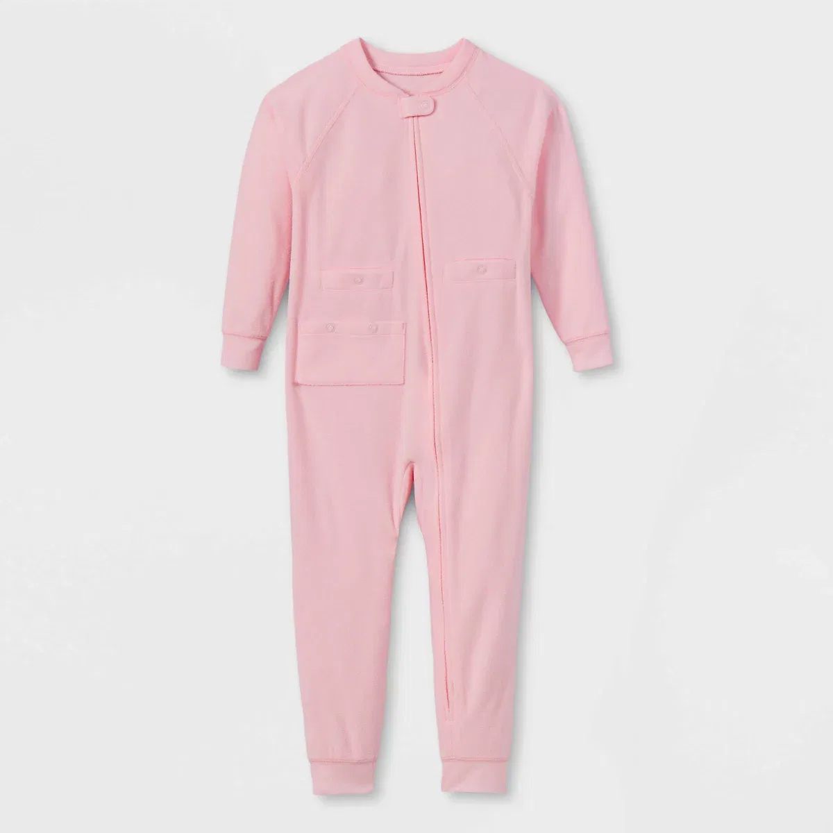 Детское пижама-комбинезон из флиса с адаптивными функциями Cat & Jack, Light Pink