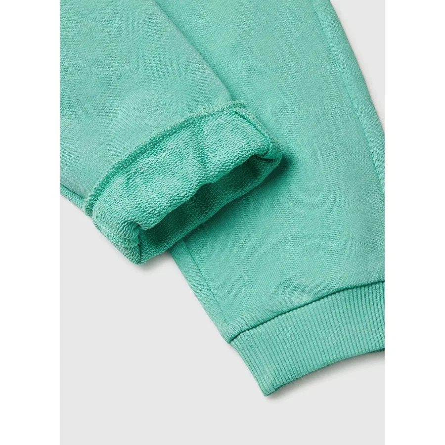 Детские спортивные штаны с эластичным поясом Mint Benetton, Мятный — фото 3