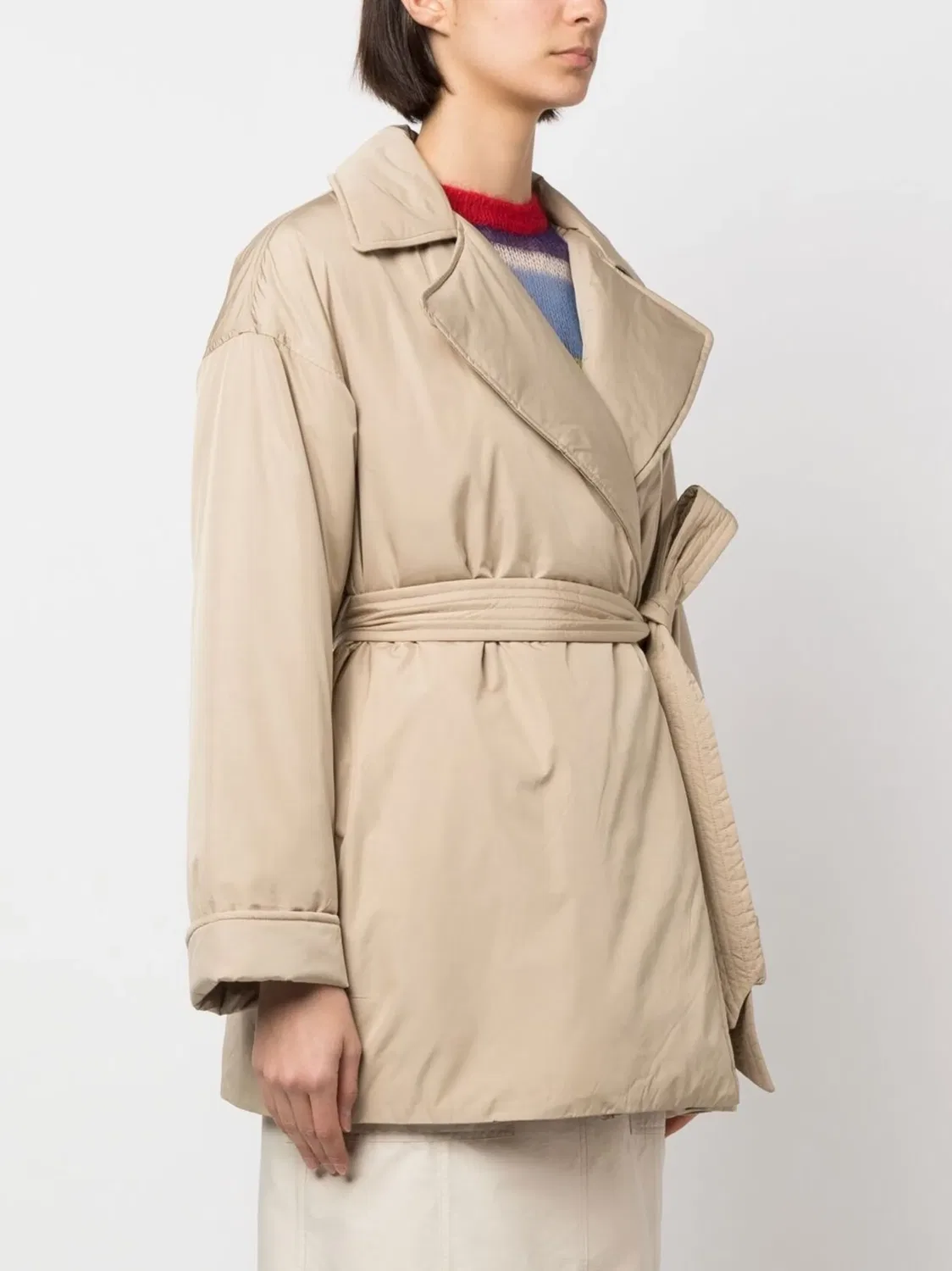 Куртка-пуховик с завязками Tommy Hilfiger, коричневый — фото 4