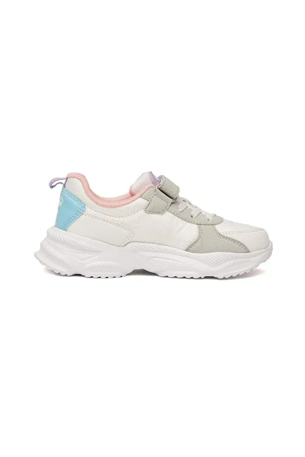 Детские туфли для мальчиков текстильные Hml Lex Jr Hummel, White/Pink — фото 2