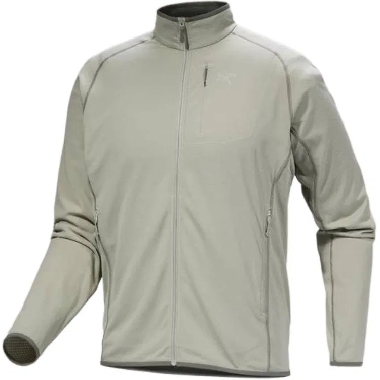 Мужская флисовая куртка с длинным рукавом Delta Jacket Arcteryx, Stone Gray Green/Habitat