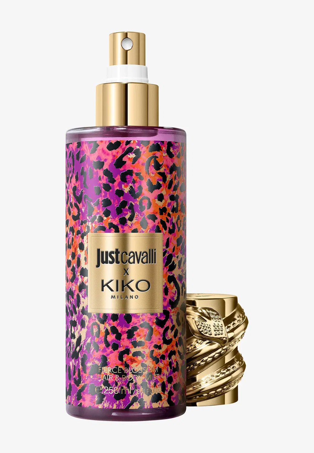 Ароматический спрей для тела Just Cavalli x Fierce Blossom Kiko Milano, 01 Fierce Blossom, 250 мл
