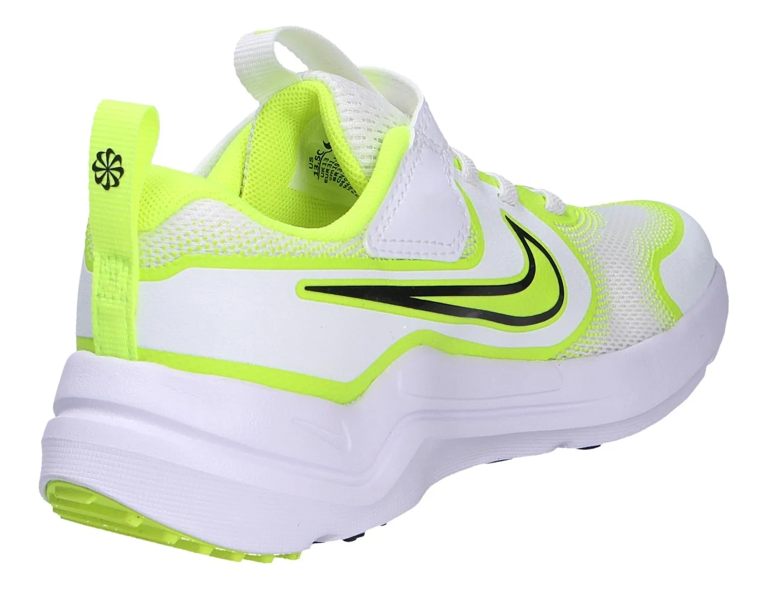 Детские кроссовки для мальчиков Cosmic Runner NIKE, White Black Volt — фото 4