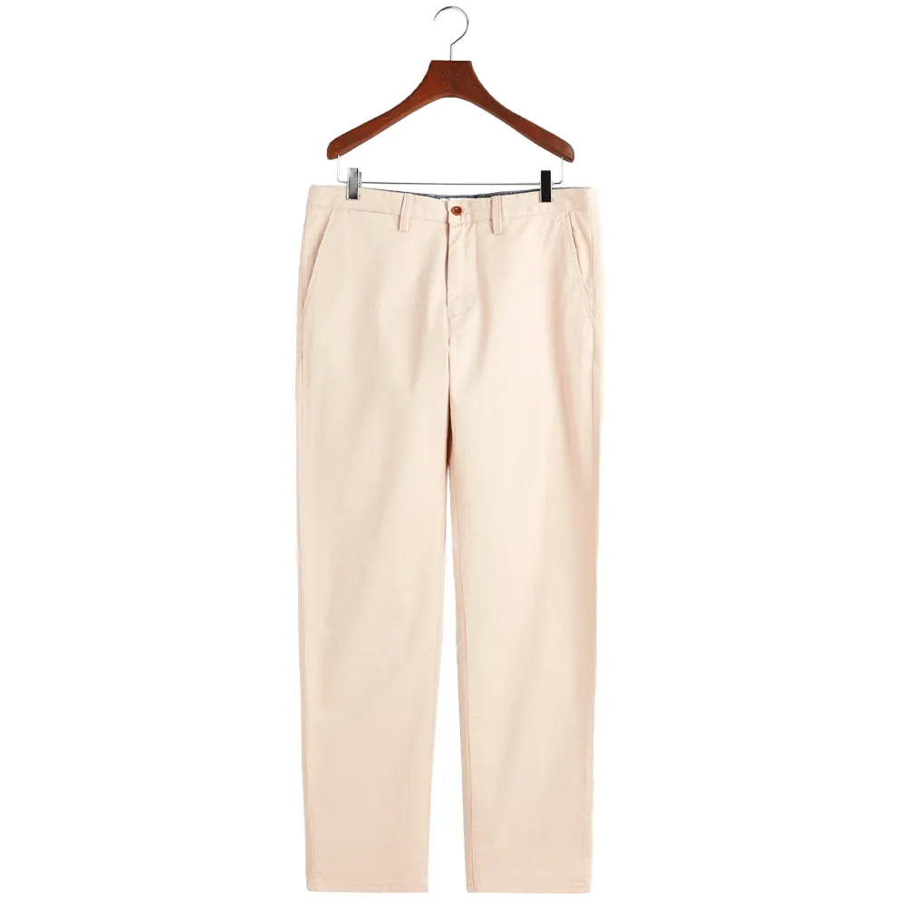 

Брюки чинос Gant Twill Regular Fit, бежевый