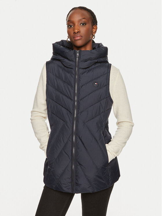 

Утепленный жилет regular fit Chevron WW0WW42624 Tommy Hilfiger, синий