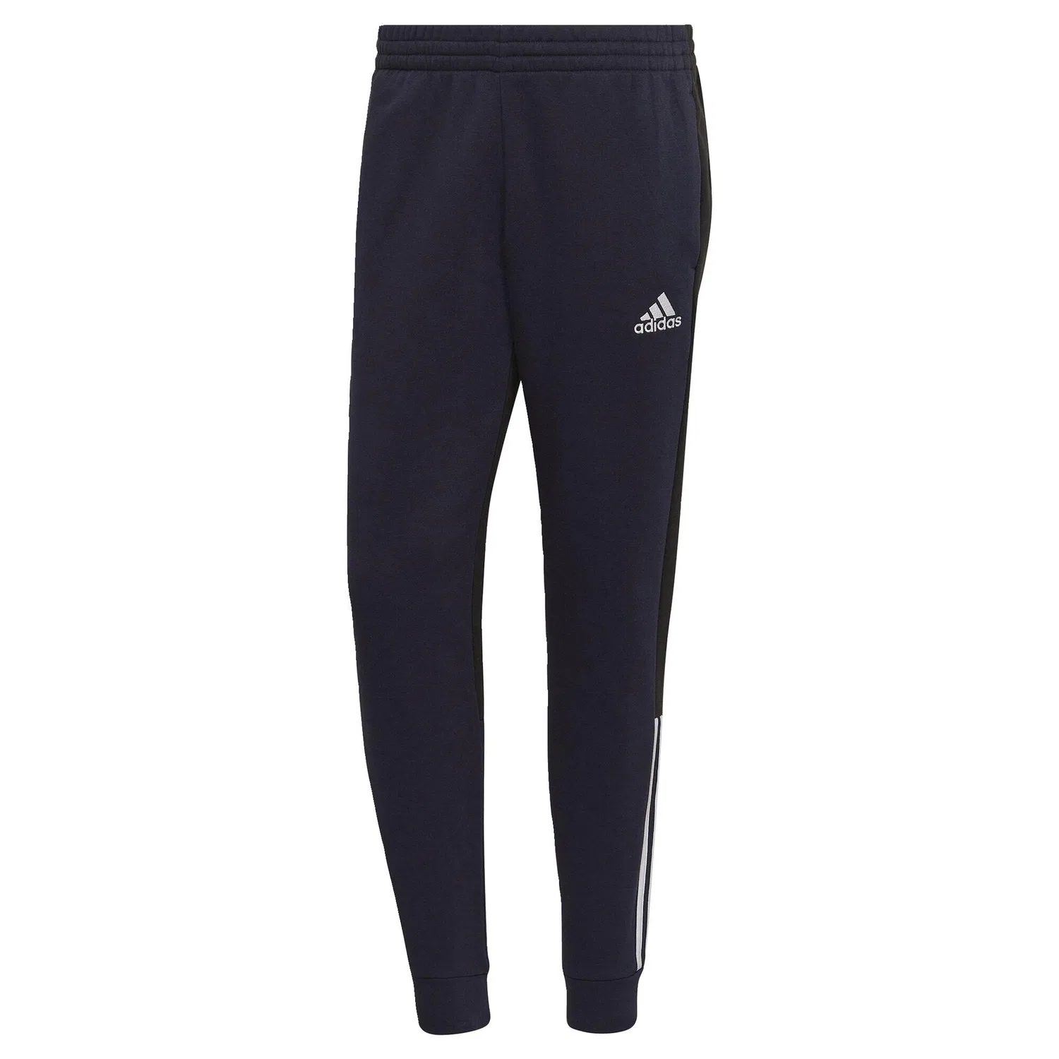 Мужские спортивные штаны с цветовым блоком Essentials Adidas, Schwarz — фото 2