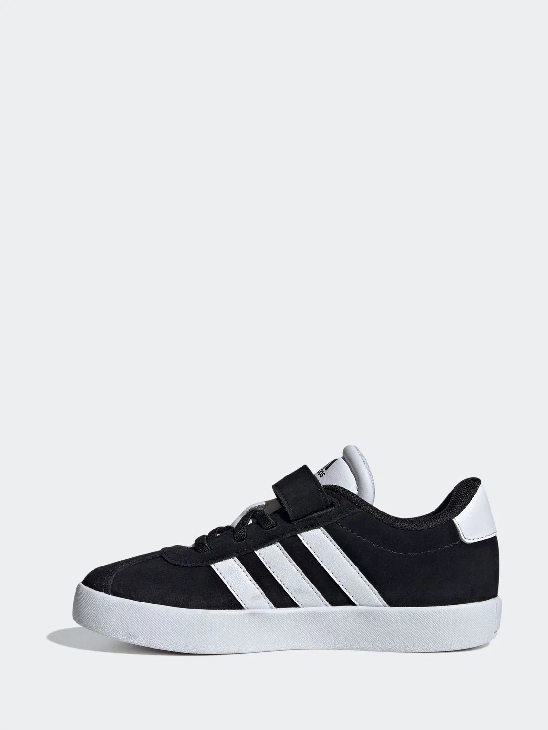 Кроссовки с ремешками на липучке, модель Vl Court 3.0 adidas, черный/белый — фото 2