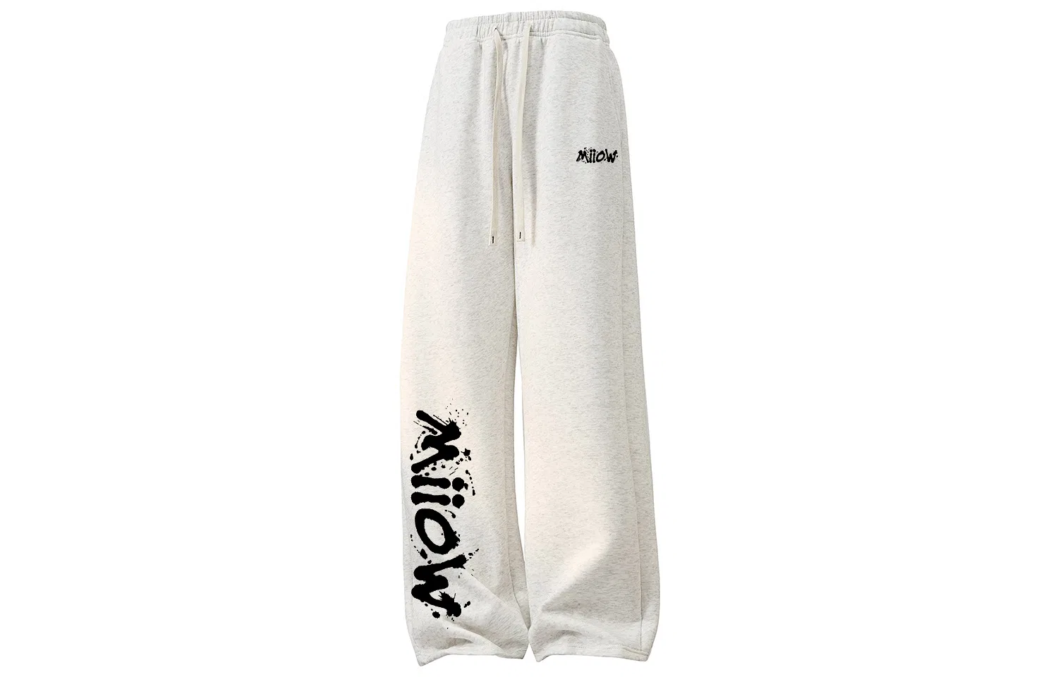 Детские трикотажные спортивные штаны White Heather Gray MIIOW
