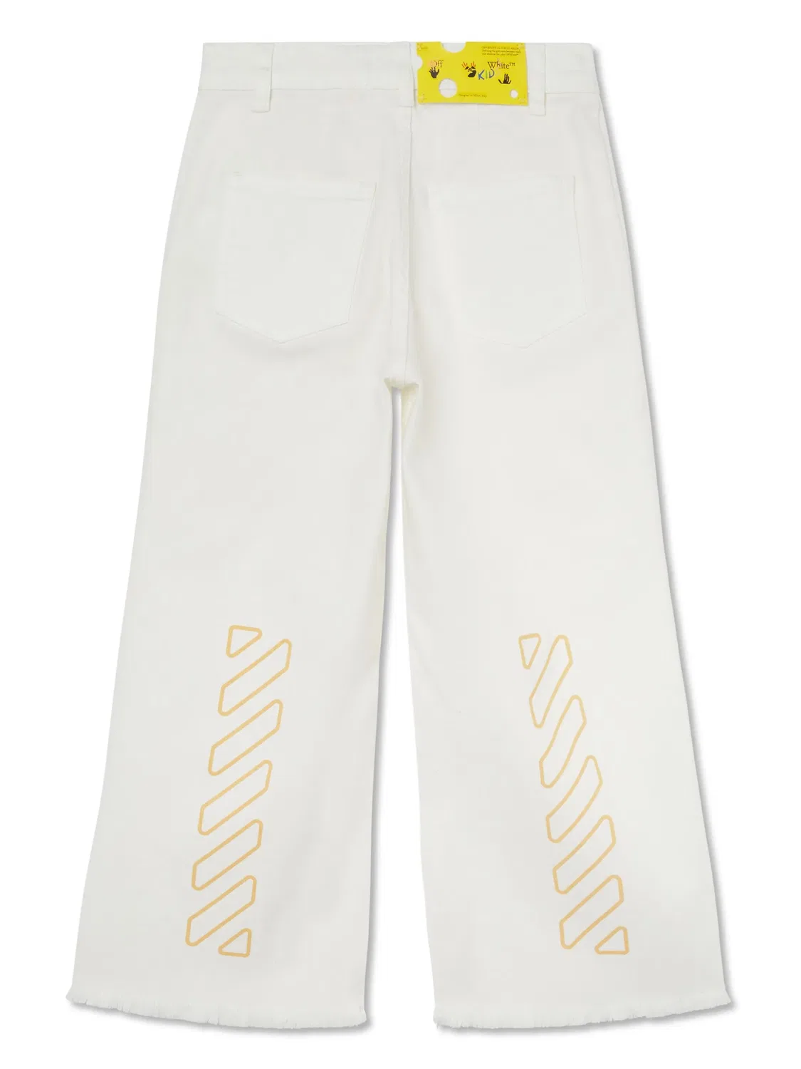 Джинсовые брюки Bookish OFF-WHITE, белый — фото 3