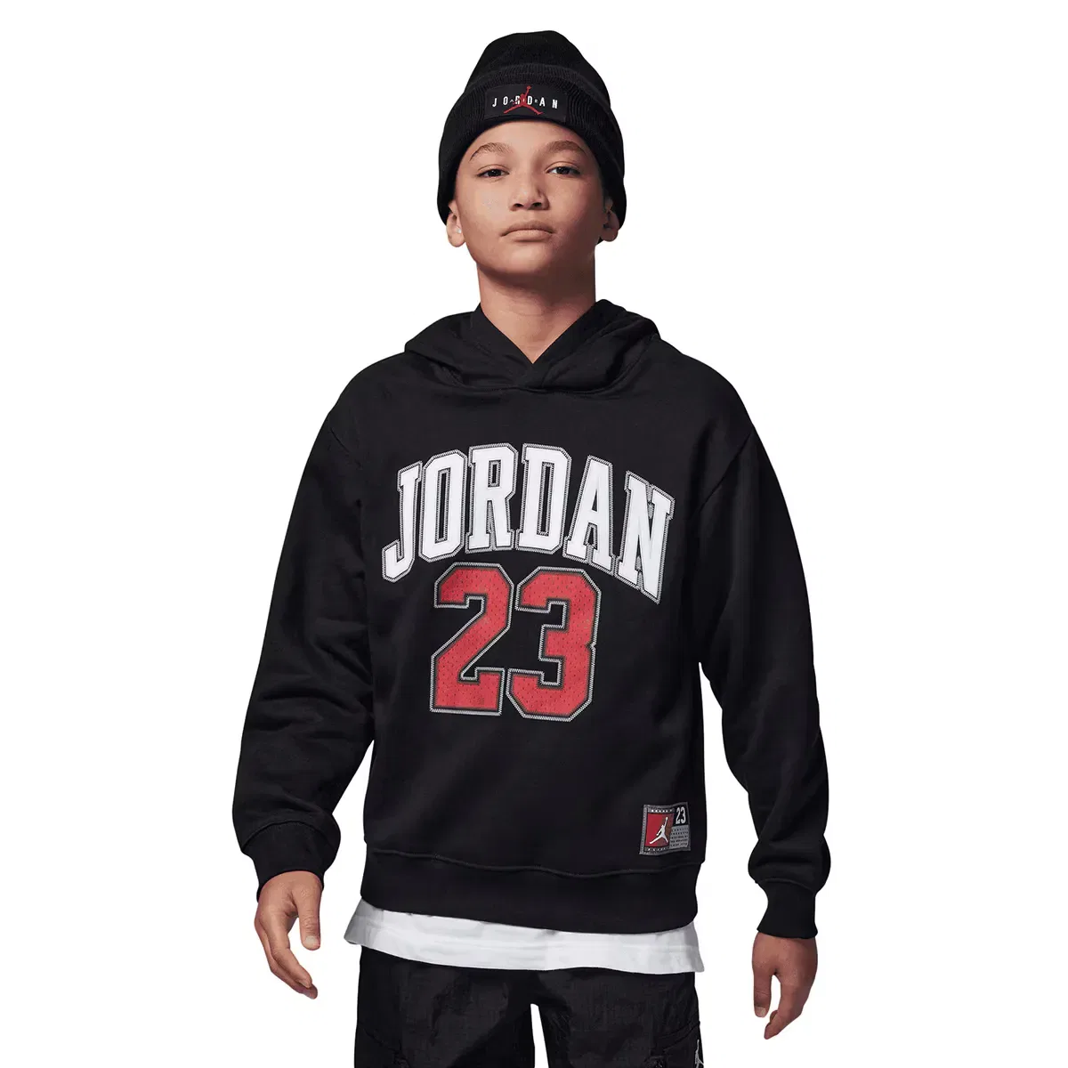 Детская худи Jordan Hbr Flc Po Hoodie, Negro