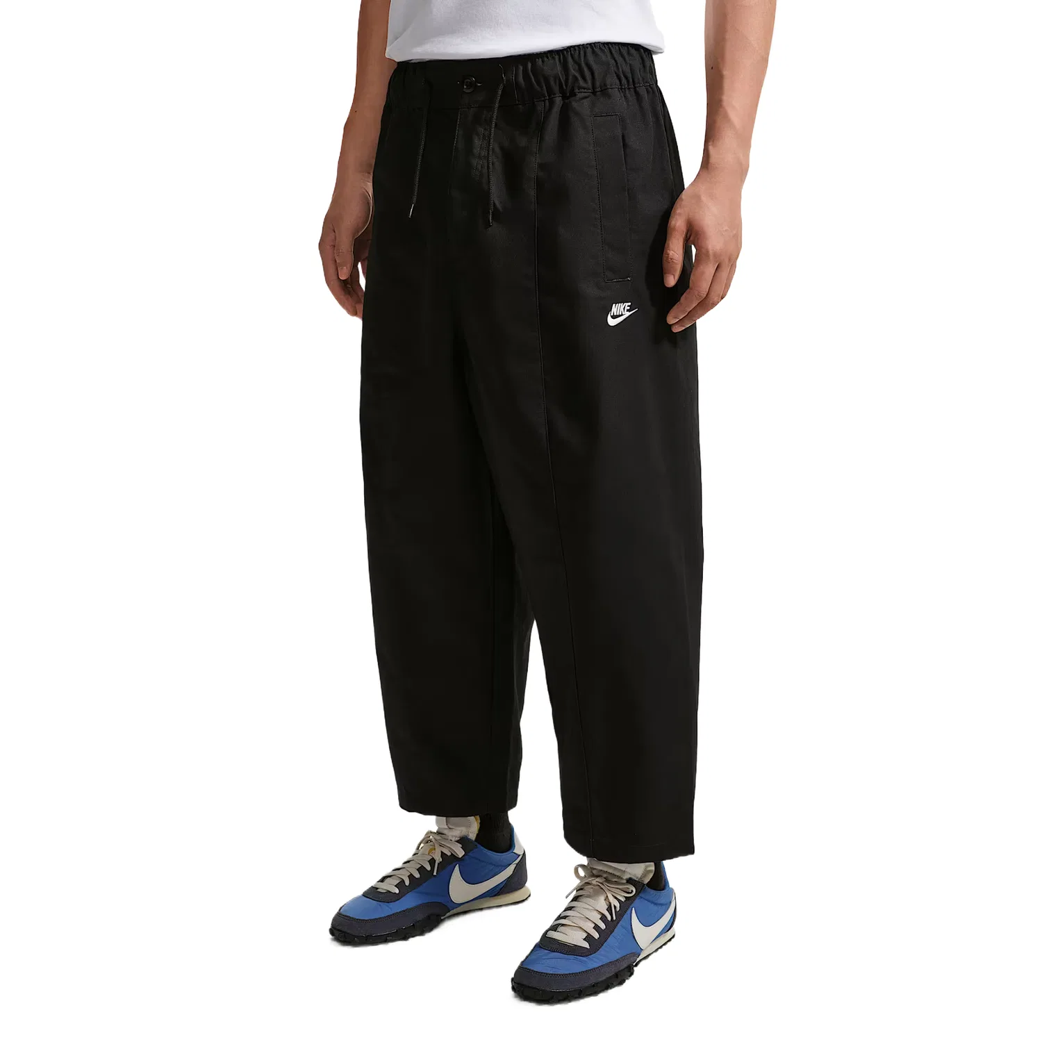 Мужские спортивные штаны средней посадки Nike Sportswear Club, Black/White