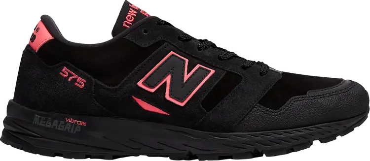 

Кроссовки New Balance 575 Made in England 'Black Highlighter Pink', черный