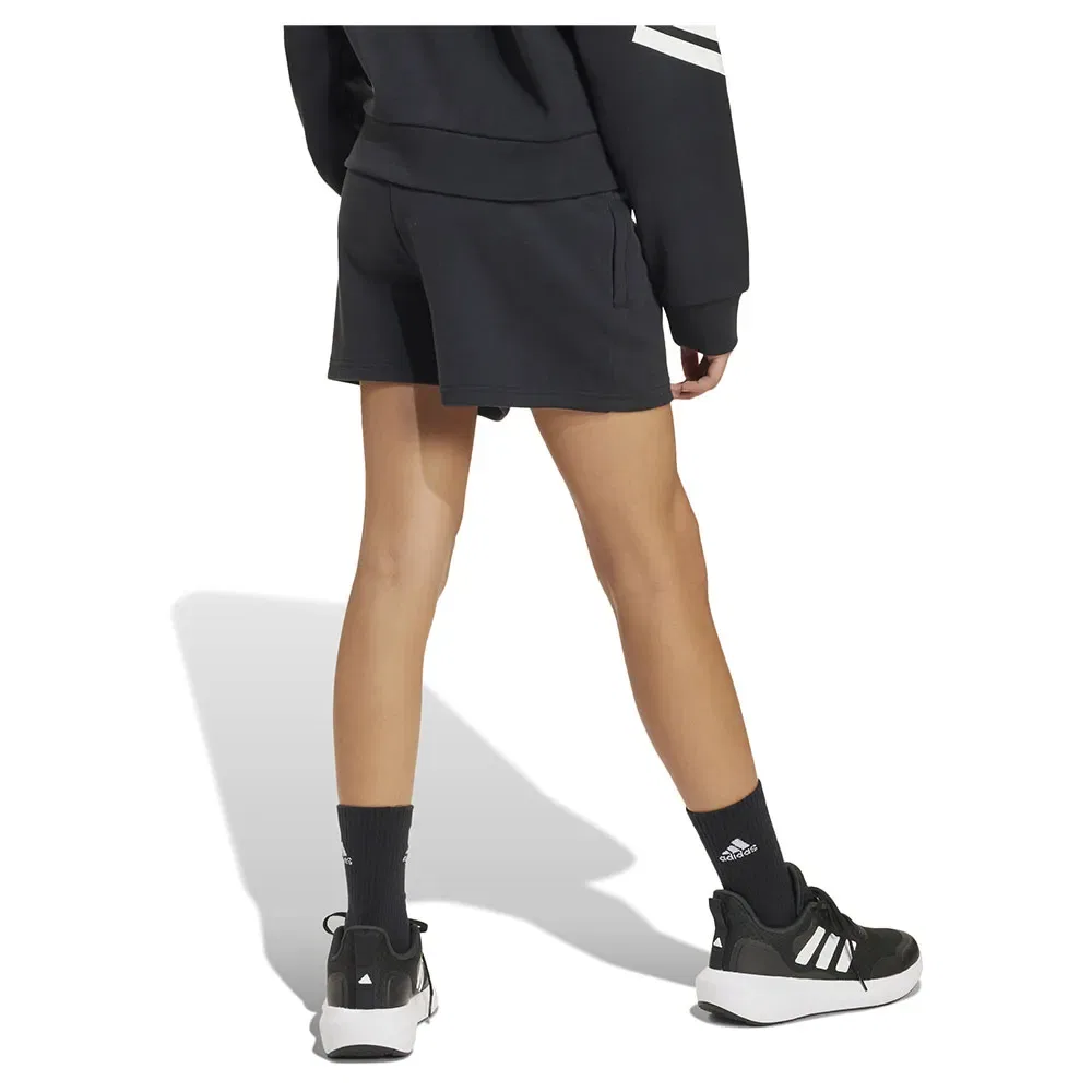 Шорты спортивные с логотипом Future Icons Adidas, черный — фото 2