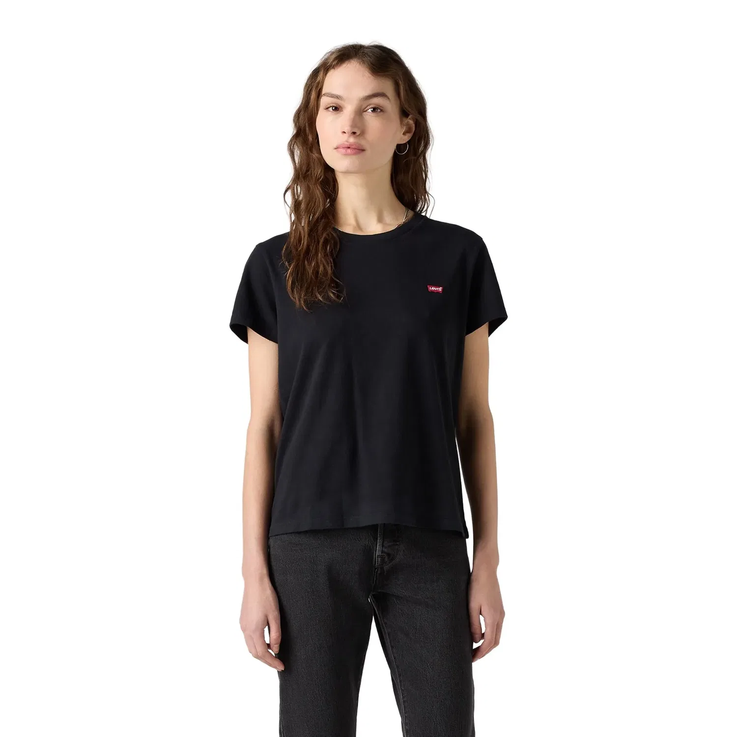 Женская футболка с логотипом Levi's, Black — фото 4