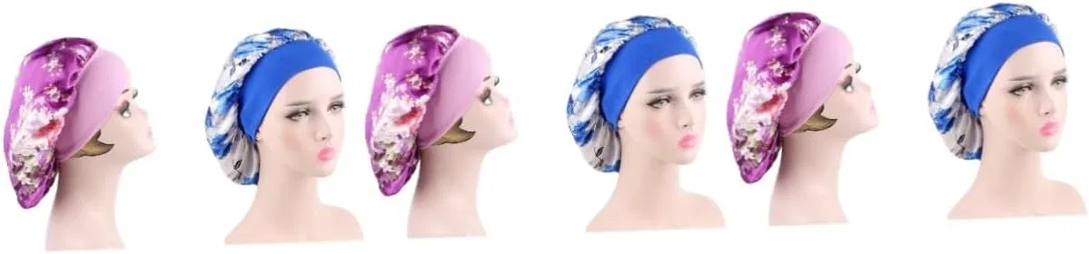 Шапочка для душа, Satin-Turban, SHERCHPRY, 4 шт, 25x18x3 см