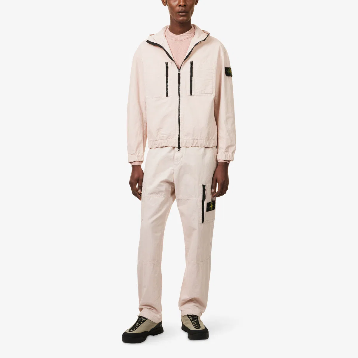 Куртка из хлопка рипстоп с капюшоном и застежкой-молнией Stone Island — фото 2