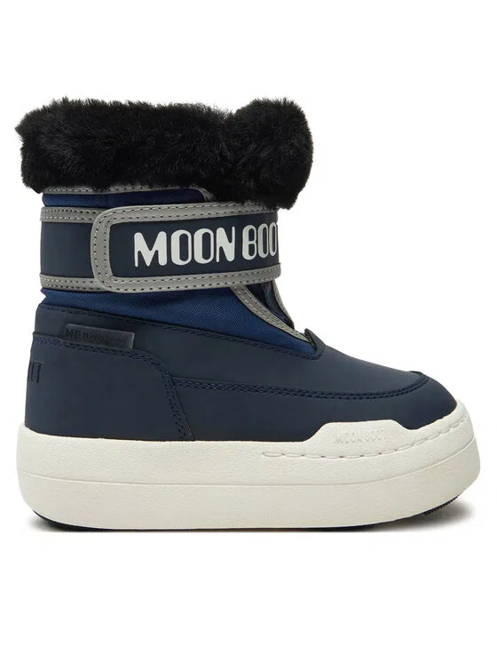 Сноубутсы Junior Park Strap Moon Boot, темно-синий