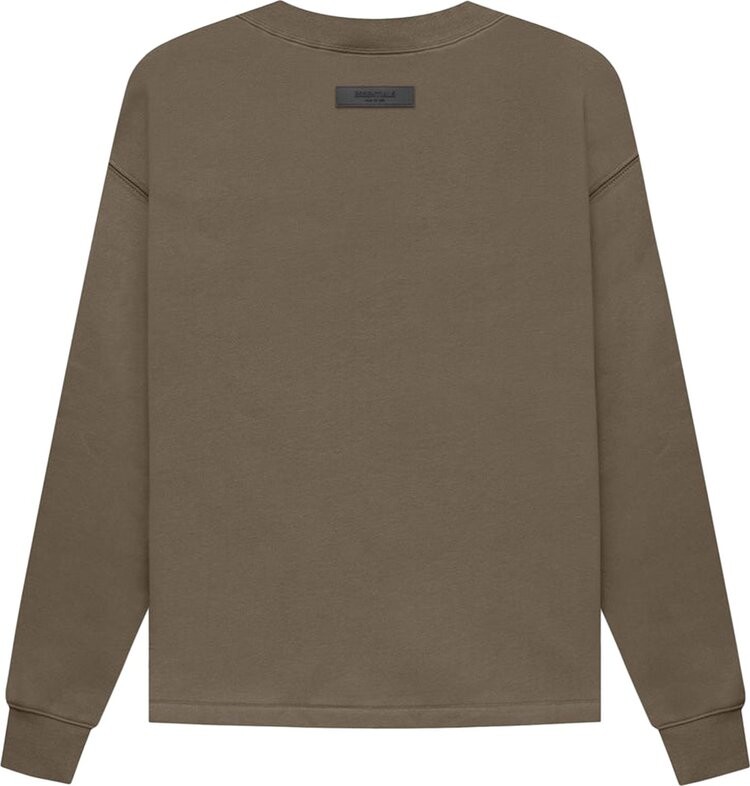 Толстовка Fear of God Essentials Relaxed Crewneck 'Wood', коричневый — фото 3