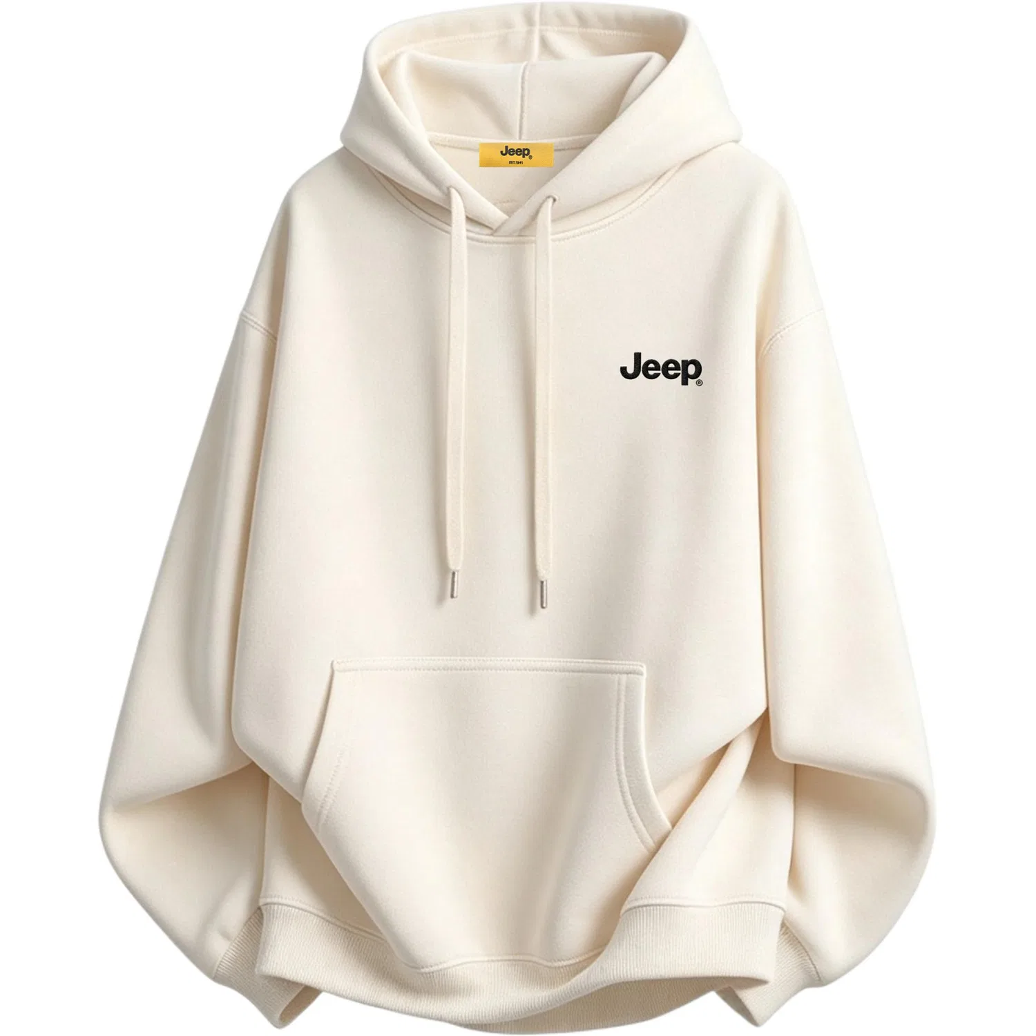 Детский худи с капюшоном, прямой крой, Jeep, Lemon