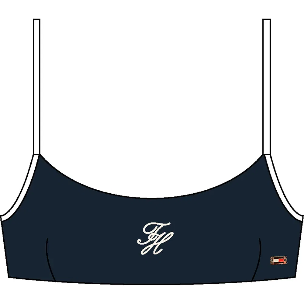 Бикини-топ Bralette Tommy Hilfiger, синий — фото 2