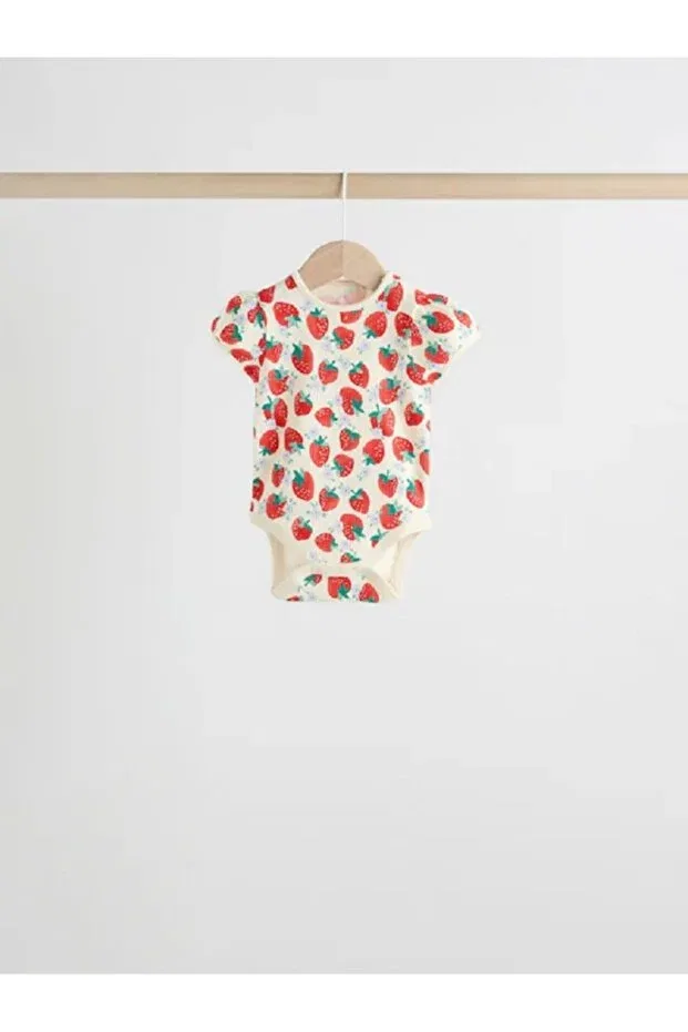 Детское боди-комбинезон для девочек хлопковый 5-комплект Basics Next Baby, Blue — фото 2