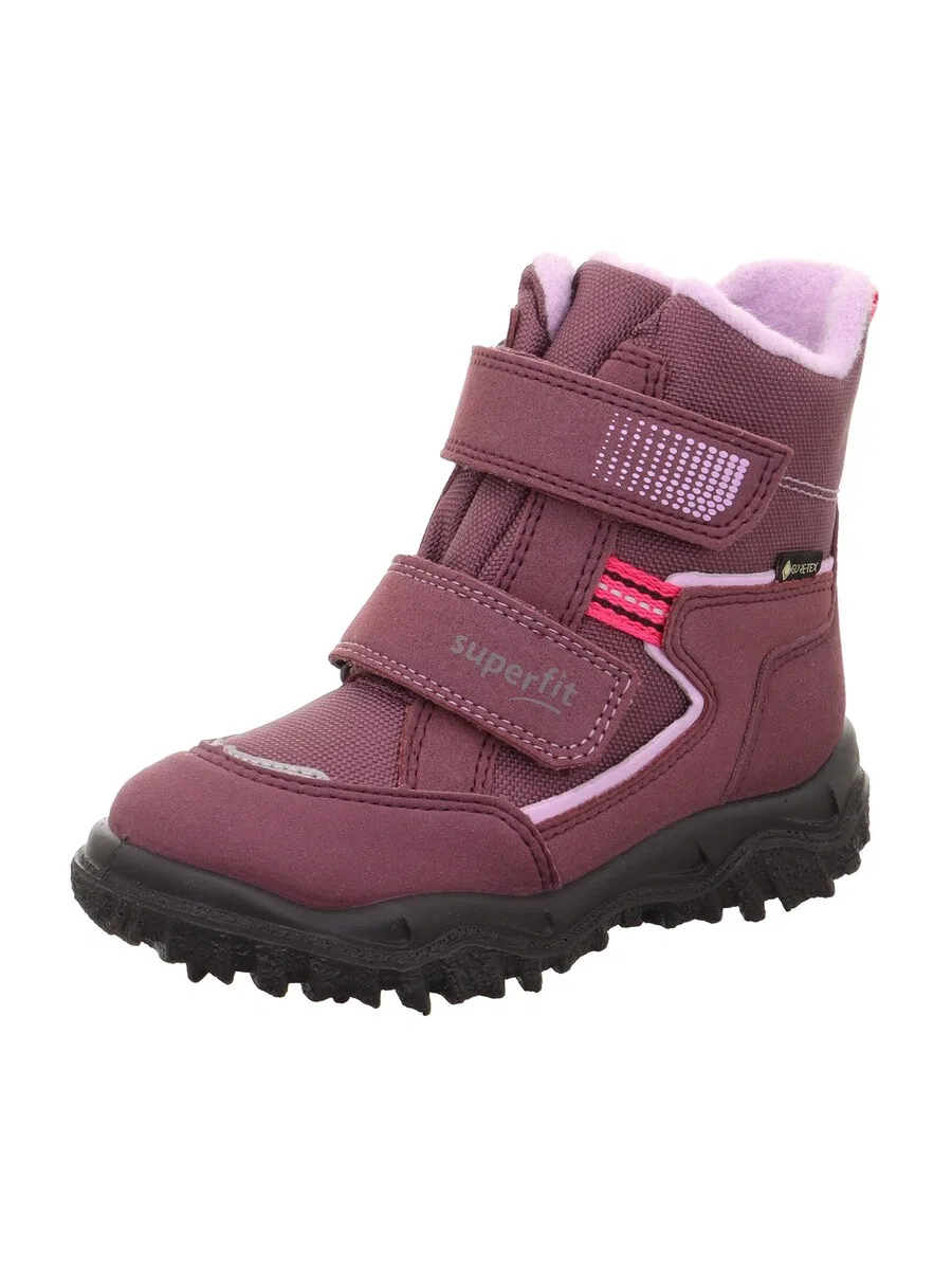 Снежные ботинки SUPERFIT 'HUSKY' винно-красного цвета