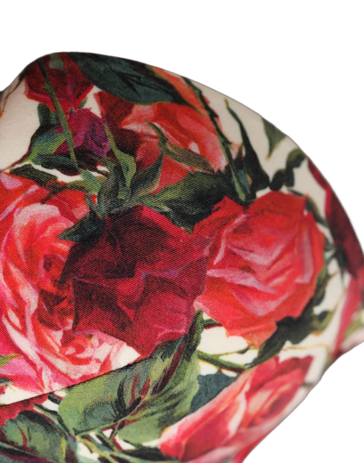 Женский топ бикини с цветочным принтом Dolce & Gabbana, Multicolor