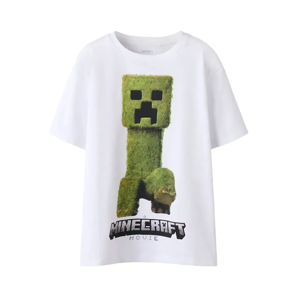 Футболка с коротким рукавом Minecraft Noran Name It, белый — фото 2