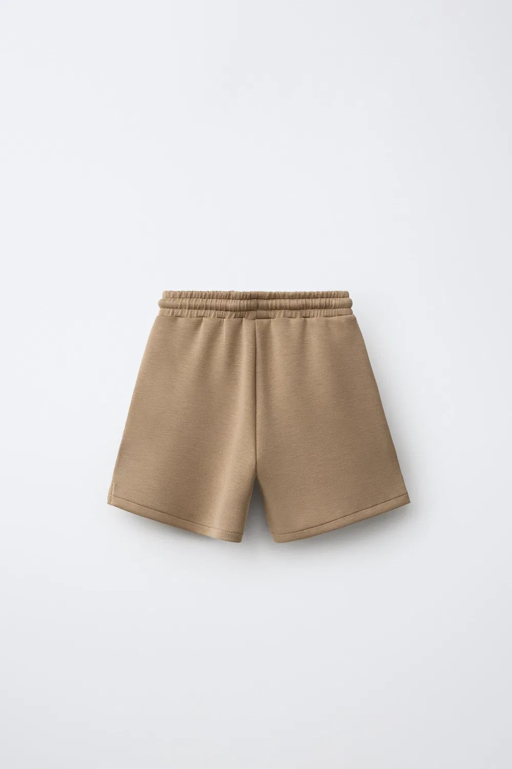 Шорты-бермуды с этикеткой INTERLOCK ZARA, Light brown — фото 2
