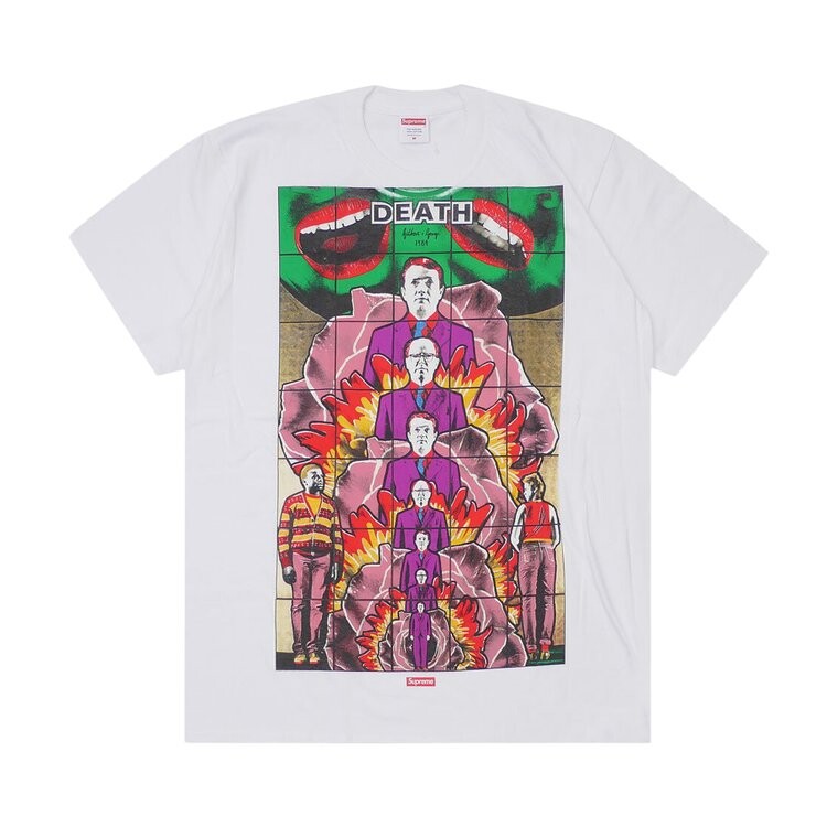 

Футболка Supreme Gilbert And George DEATH Tee 'White', белый