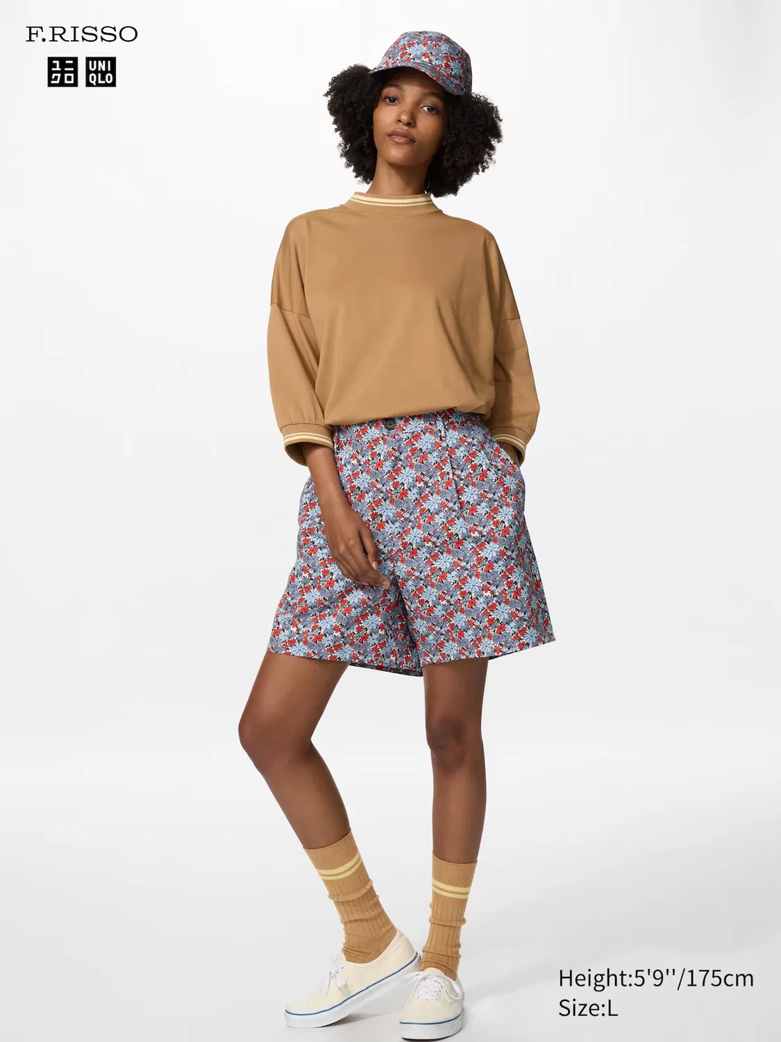 Футболка оверсайз из хлопка Supima Uniqlo, черный — фото 4
