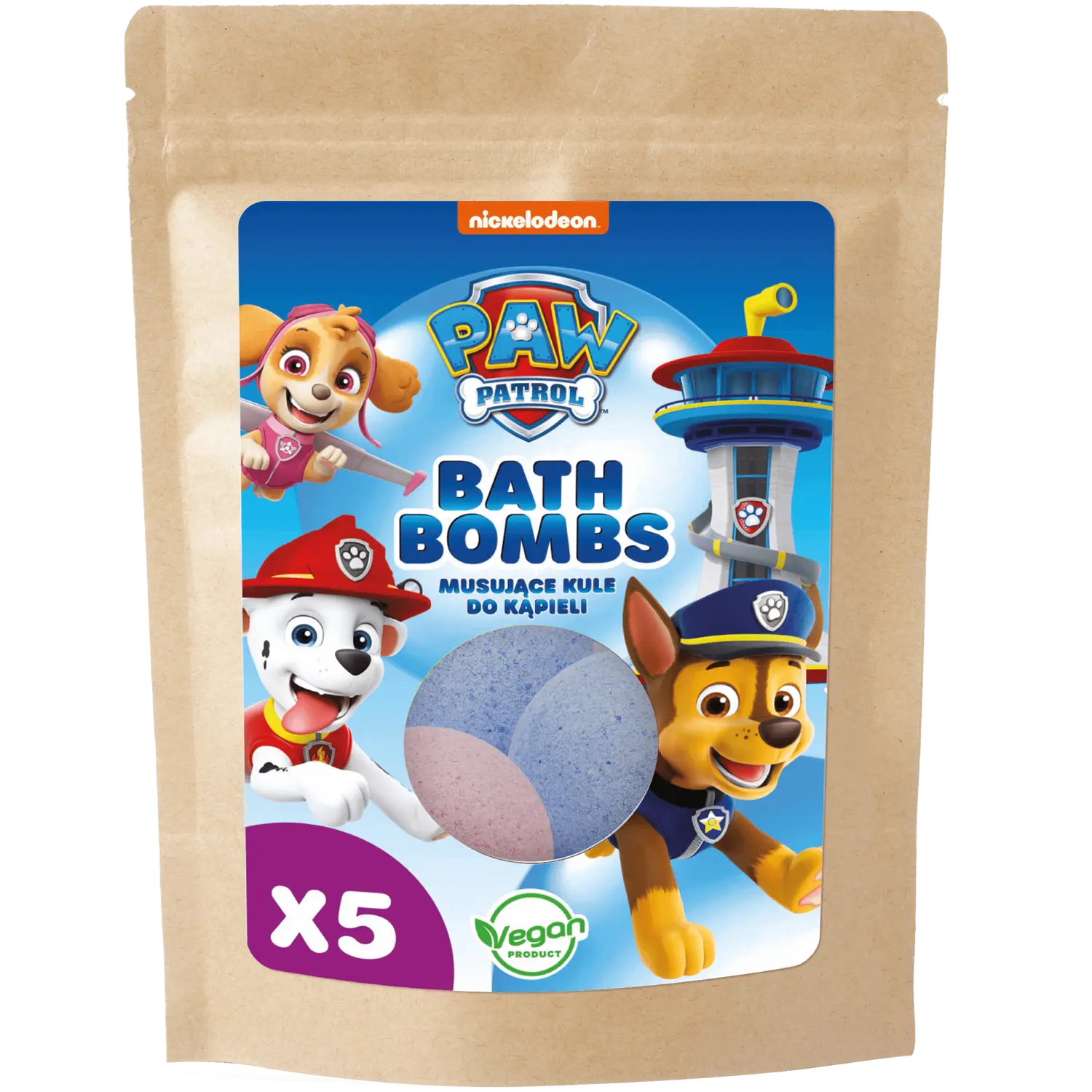 

Paw Patrol жемчужная ванна для детей, 5х50 г