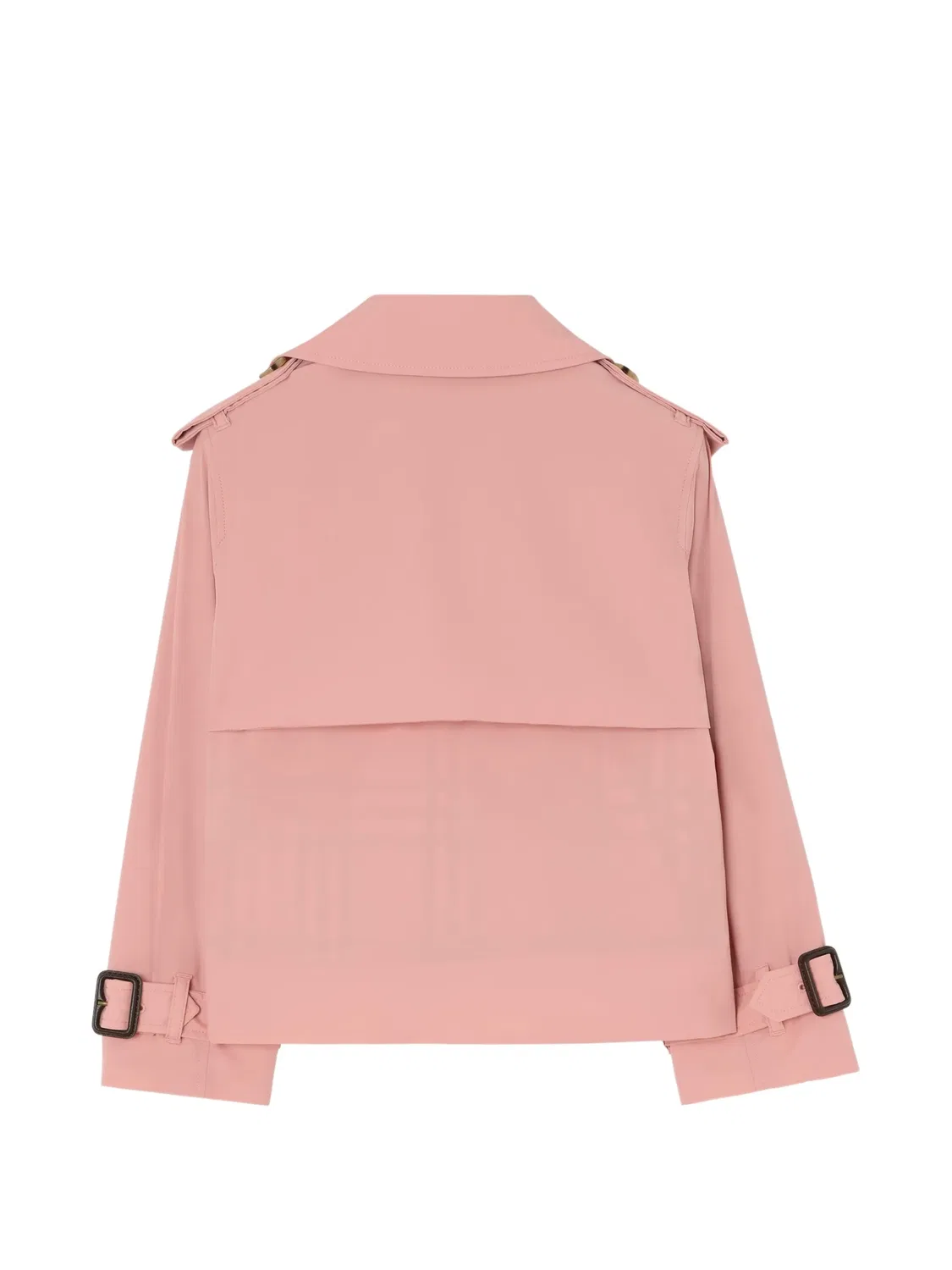 Тренч из нейлона Burberry Kids, розовый — фото 2