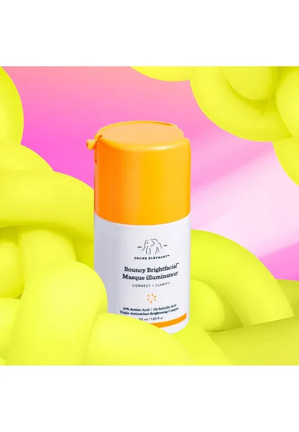 Осветитель Bouncy Brightfacial Masque - маска для лица 50 мл Drunk Elephant — фото 3