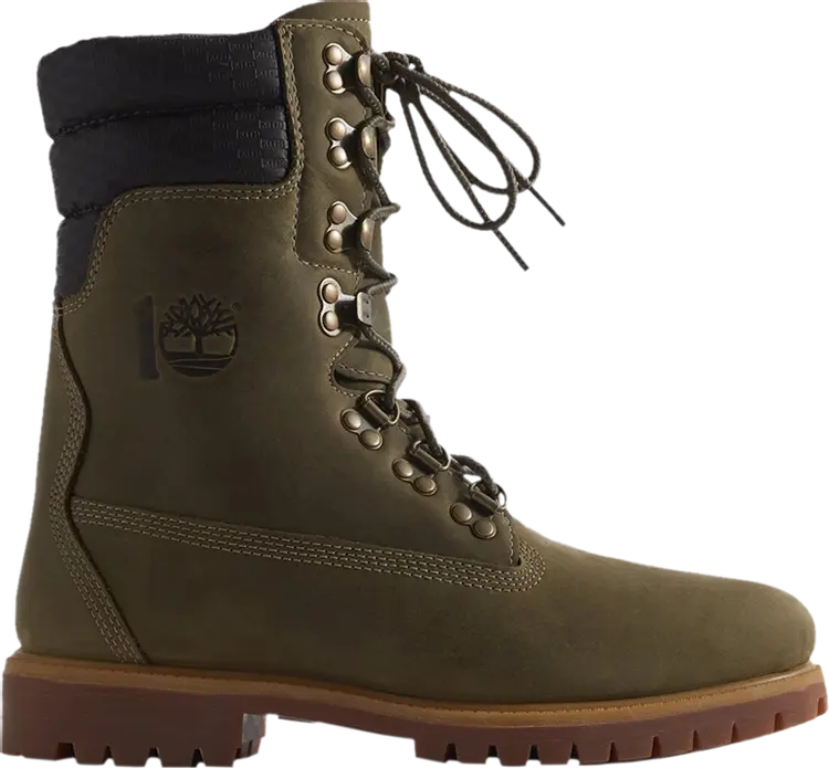 

Ботинки Kith x Winter Extreme Shearling Super Boot Light Green, зеленый