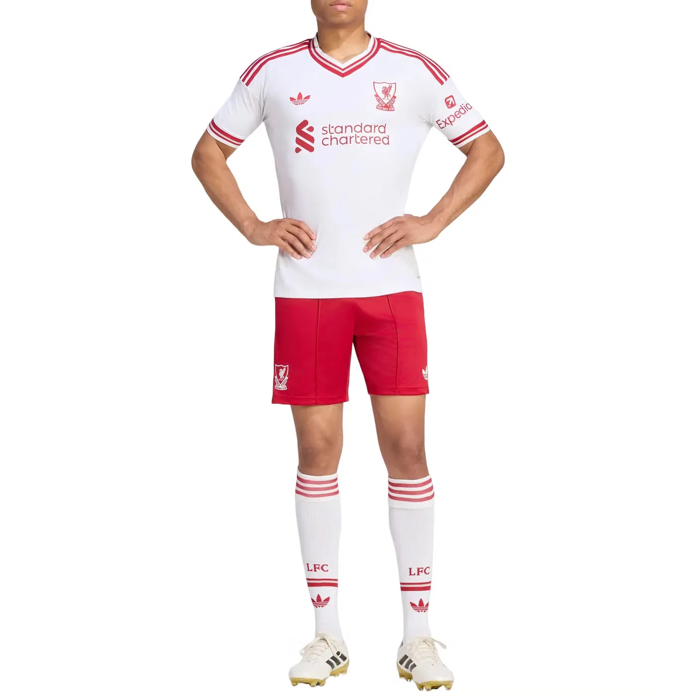 Шорты с логотипом Liverpool FC 26/27 Adidas, красный — фото 2