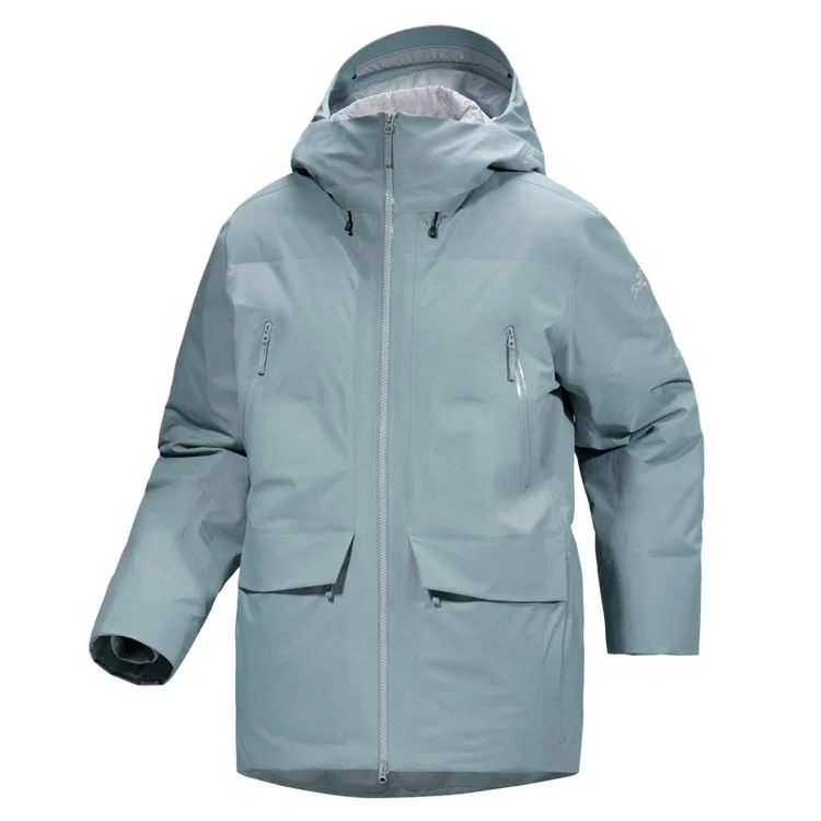 Женское пуховое пальто с принтом LiAtris Arc'teryx, Mechanical Gray/Robotica