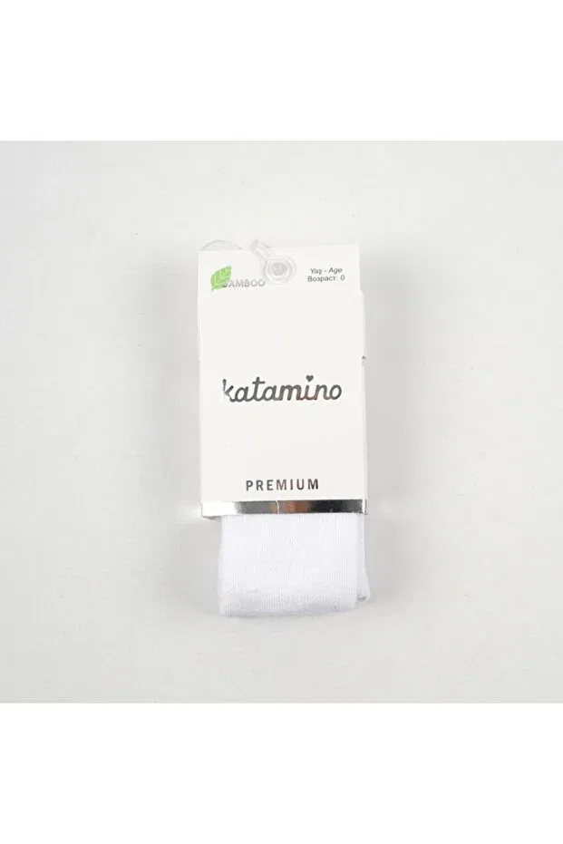 Детские колготки для девочек хлопковые Plus katamino liva baby bamboo pantyhose Generic Brands, White — фото 2